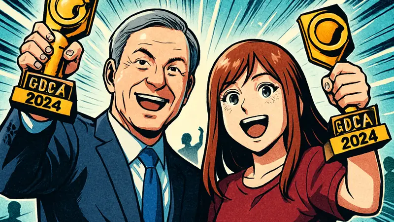 Награды GDCA 2024: Дон Даглоу и Ребекка Хайнеман — легенды игровой индустрии.