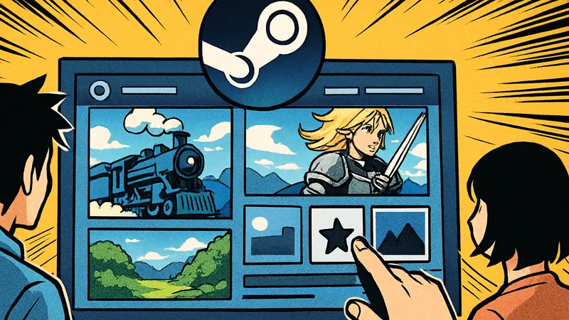 Обновленный дизайн страницы разработчика Steam с новыми опциями кастомизации.