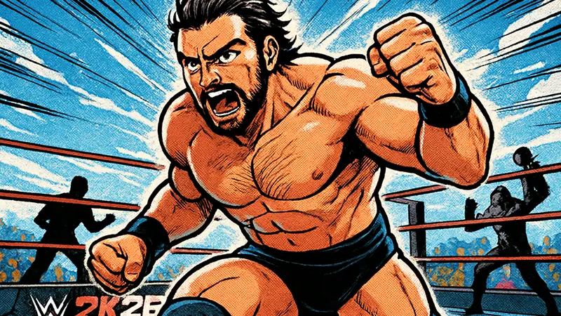 Ранний доступ к WWE 2K26: игроки готовятся к бою на ринге, скриншот игры