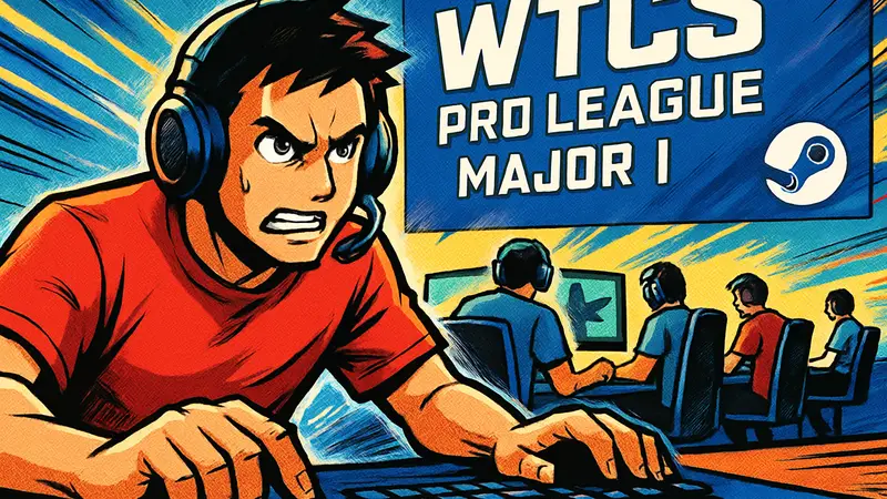 Игроки киберспортивной команды соревнуются на турнире WTCS Pro League Major I на Steam.