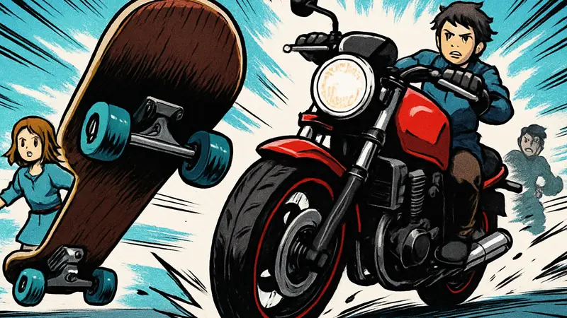 Скейтборд и мотоцикл в Bizzare Lineage для быстрого передвижения по миру игры.