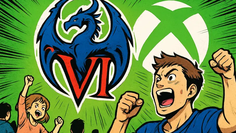 Логотип игры The Elder Scrolls 6 на фоне символики Xbox, вызывающий воодушевление у фанатов RPG.