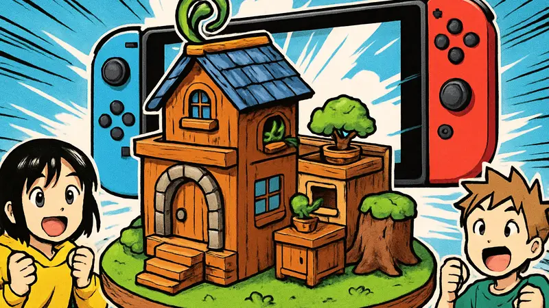 Обложка игры Woodo: милая диорама-головоломка, выходящая на Nintendo Switch и Switch 2