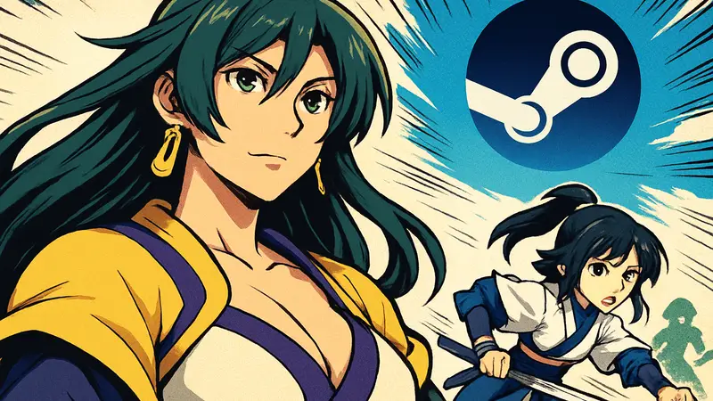 Карулау и Тоука из Utawarerumono: Past and Present Rediscovered в Steam