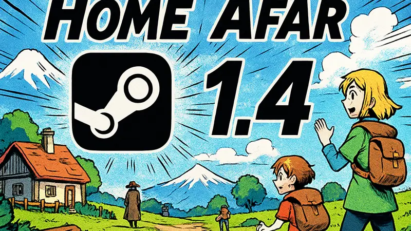Иллюстрация к обзору обновления 1.4 для игры Home Afar в Steam
