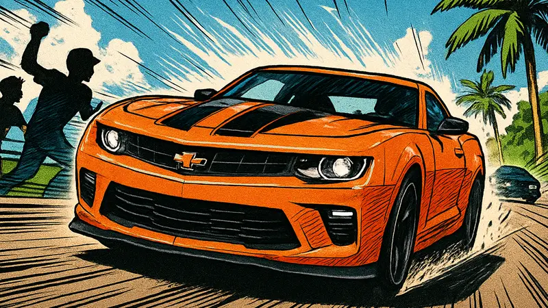 Скриншот из The Crew Motorfest с гоночным автомобилем Chevrolet Camaro SS. Еженедельные новости.