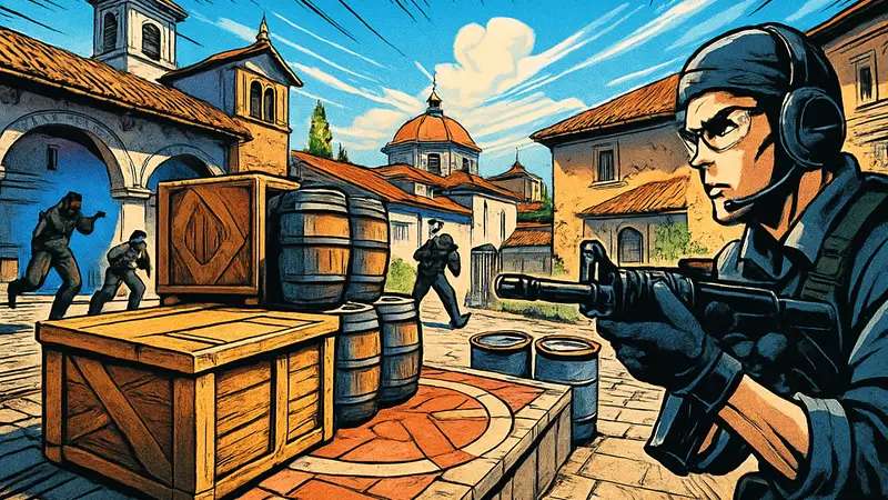 Кадры игрового процесса Counter-Strike 2 с видом на переработанный плент A на карте Inferno.
