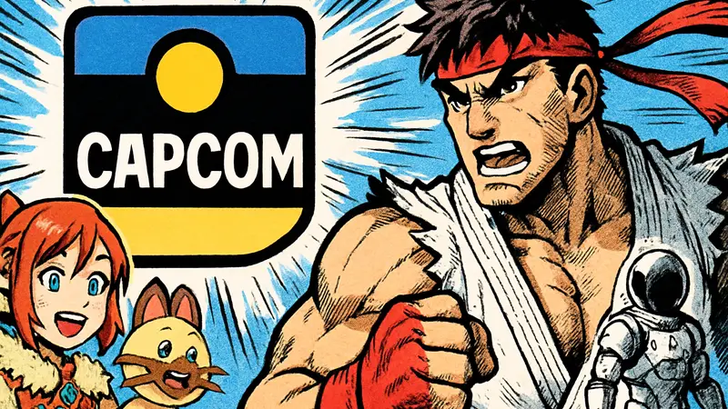Логотип Capcom Spotlight Март 2026. Анонсы игр Street Fighter 6, Monster Hunter Stories 3.