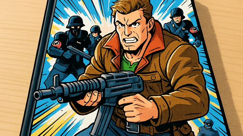 Изображение книги или обложки настольной ролевой игры Wolfenstein TTRPG.